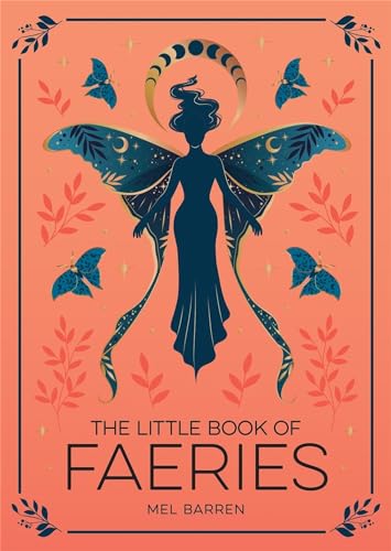Book cover with illustration of a winged figure and floral details.