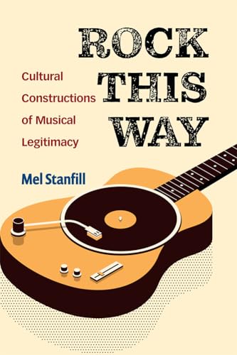 Book cover: "Rock This Way" with a record player shaped like a guitar.