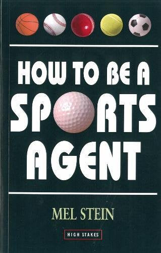 Book cover: “How To Be A Sports Agent” with sports balls imagery.