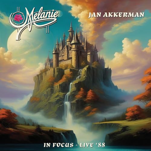 Album cover for Melanie & Jan Akkerman’s “In Focus - Live ‘88” featuring a castle.