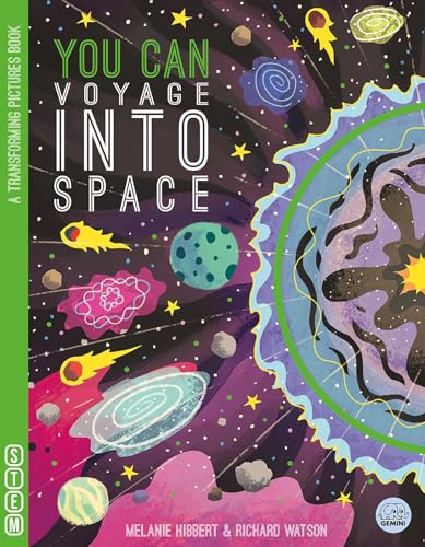 Book cover: colorful illustrated planets and stars with title "YOU CAN Voyage Into Space".