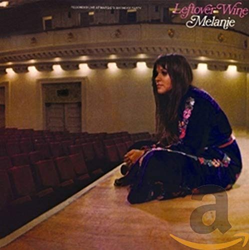 CD cover for Melanie’s “Leftover Wine” featuring a woman in a theater.