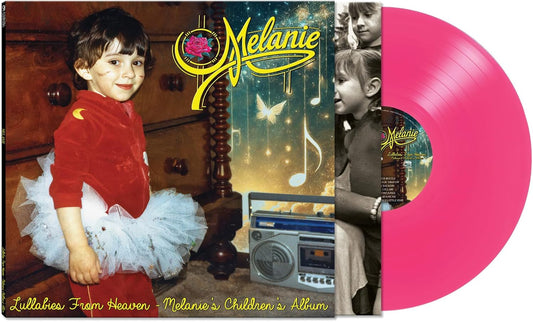 Vinyl record of Melanie’s “Lullabies From Heaven” album in a sleeve.