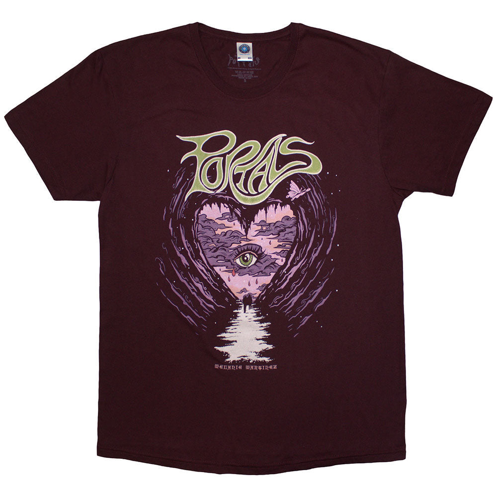 Black t-shirt with Melanie Martinez’s “Oracle Heart” design, size X-Large.