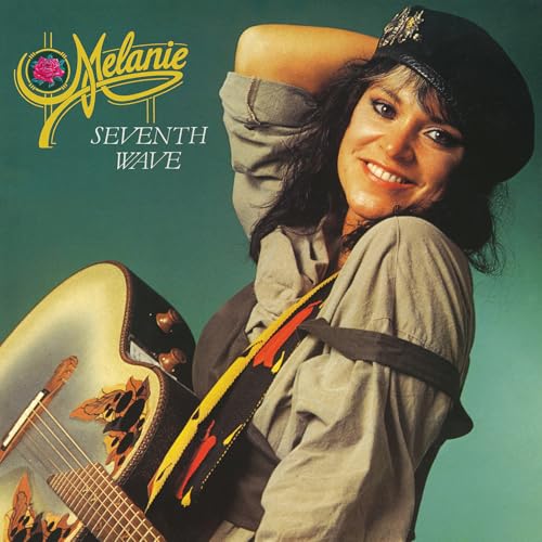 Melanie’s “Seventh Wave” vinyl album cover featuring her with a guitar.