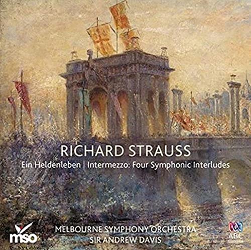 CD cover featuring an impressionist painting of a stone bridge with flags.