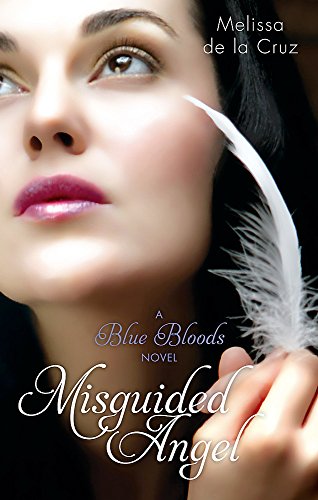 Book cover: close-up of a woman’s face with a white feather.