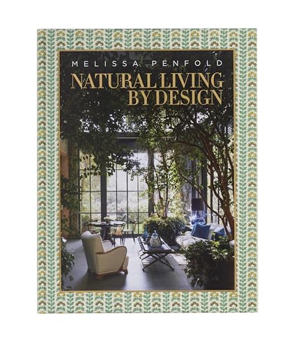Book cover featuring a sunlit indoor garden room with chairs and a patterned border.
