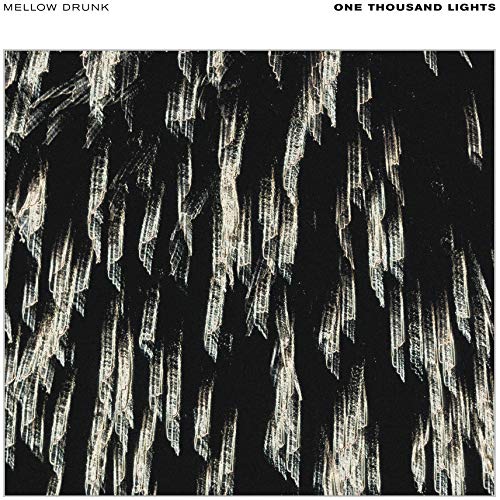 Vinyl album cover with abstract black and white design, featuring artist and album name.