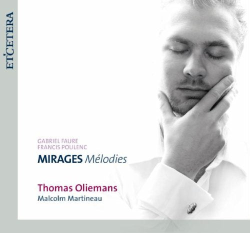 CD cover featuring a portrait of Thomas Oliemans, a classical singer.