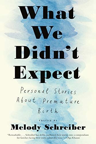 Book cover with blue watercolor background and bold black text.