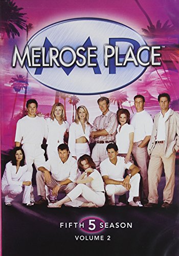 DVDCasting of Melrose Place Season 5 Volume 2 DVD cover featuring ten ensemble actorsCLLSS characters.