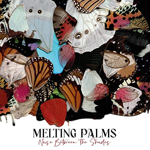 Album cover with a collage of colorful butterfly wings and text.
