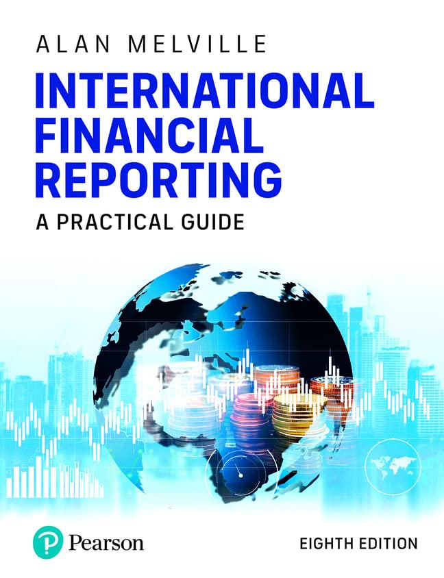 Book cover: "International Financial Reporting" with globe and financial charts.