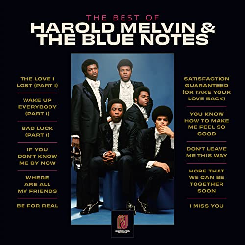 Album cover for Harold Melvin & The Blue Notes featuring the band in suits.