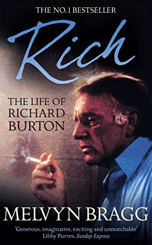 Book cover: "Rich," biography of Richard Burton, smoking a cigarette.