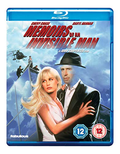 Memoirs of an Invisible Man" Blu-ray cover with Chevy Chase and Daryl Hannah.