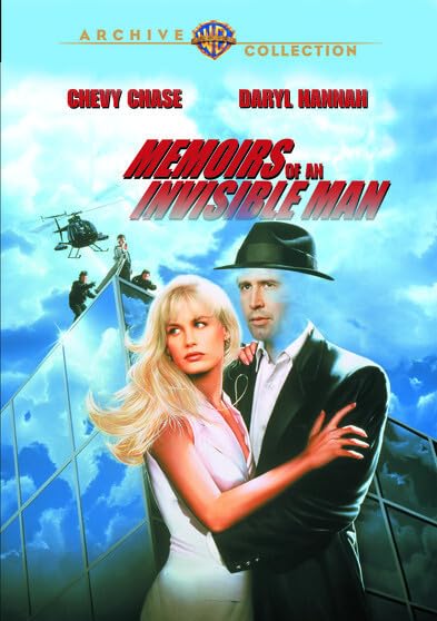 “Memoirs Of An Invisible Man” DVD cover with Chevy Chase and Daryl Hannah.
