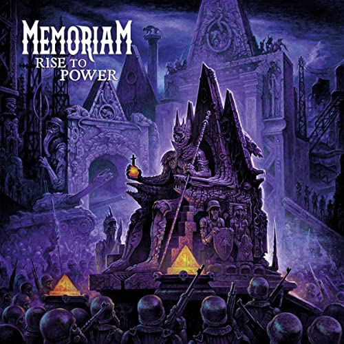 “Memoriam - Rise To Power” CD cover with a dark, gothic fantasy illustration.