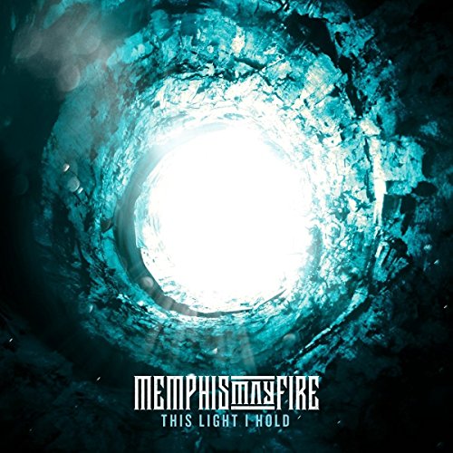 "Album cover art featuring a bright light at the end of a dark tunnel."