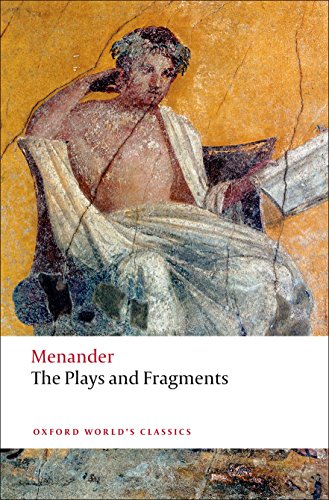 Book cover: ancient fresco of a man, title "The Plays and Fragments.