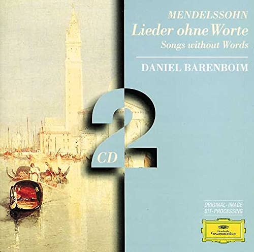 CD cover for Mendelssohn’s “Songs Without Words” featuring Venice imagery.