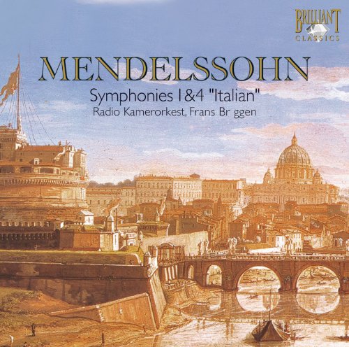Mendelssohn-bartholdy, F. - Symphonies 1 and 4 "Italian" (Bruggen, Radio Kammerorkester) [CD]