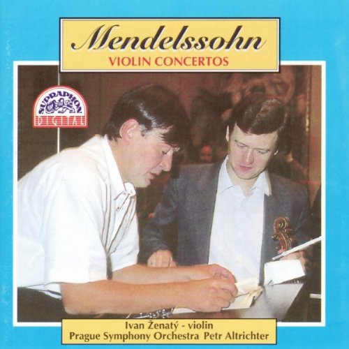 CD cover featuring violinist Ivan Ženatý and conductor Petr Altrichter.
