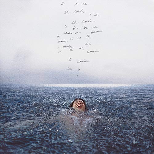 Shawn Mendes' “Wonder” CD cover: a man submerged in ocean water.