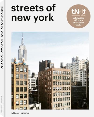 Book cover titled Streets of New York featuring a photograph of New York City buildings.