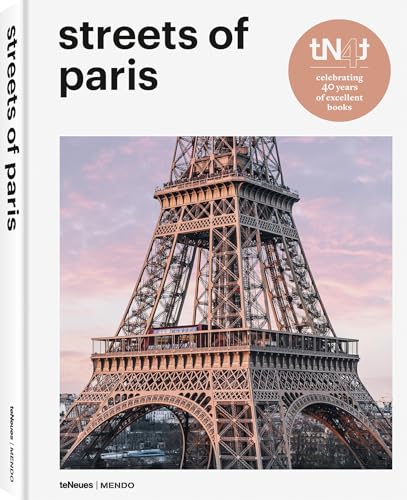 Book cover featuring a close-up view of the Eiffel Tower in Paris.