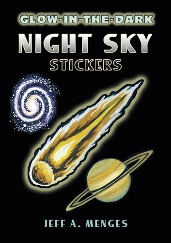 Book cover with a comet, planet, and galaxy against a black background.