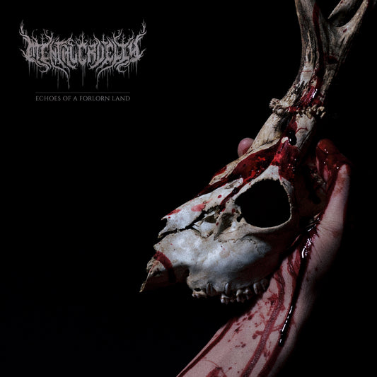 CD cover: deer skull with blood, dark background, band logo.