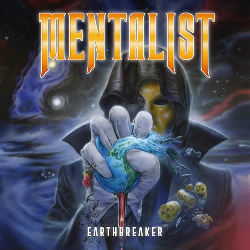 CD cover: hooded figure holding a glowing Earth in their hands.