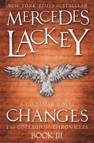Book cover: "Changes" by Mercedes Lackey, featuring a raven illustration.