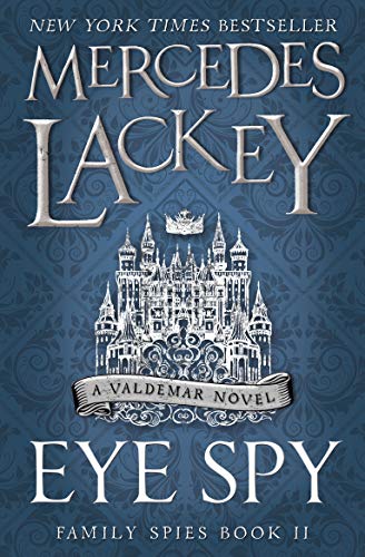 Book cover for "Eye Spy" with a castle illustration and text.