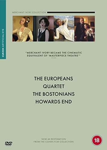 DVD cover for “Merchant Ivory Collection” featuring character portraits.
