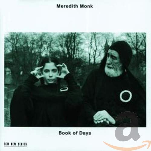 CD cover for Meredith Monk’s “Book of Days” featuring two figures in black.