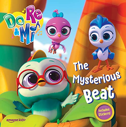 Book cover featuring three colorful cartoon birds and musical notes.