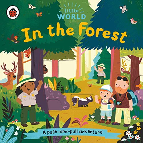 Book cover showing a forest scene with a park ranger, child, and adult hiker.