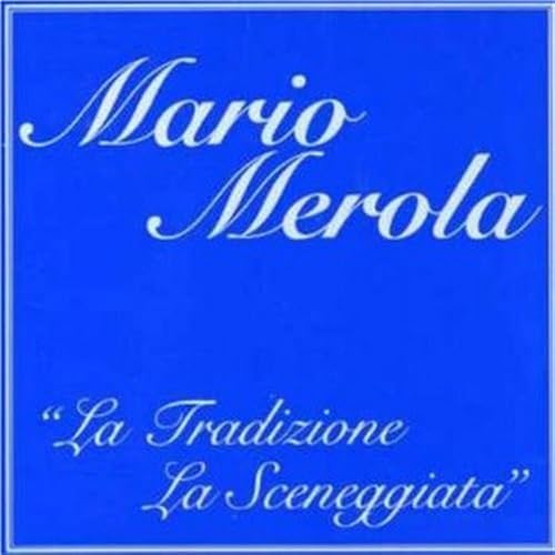 Blue CD cover with the name "Mario Merola" and album title in white script.