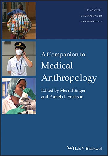 Book cover: “A Companion to Medical Anthropology” with healthcare worker images.