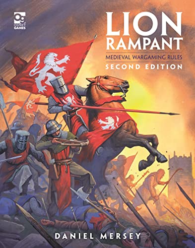 Book cover depicting a medieval knight on horseback leading a charge.