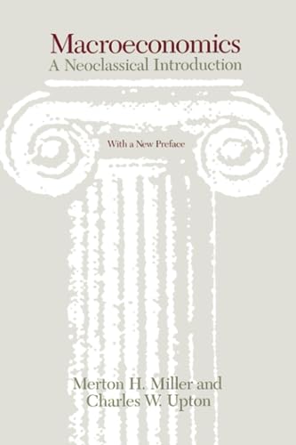 Book cover: "Macroeconomics" with a neoclassical column illustration.