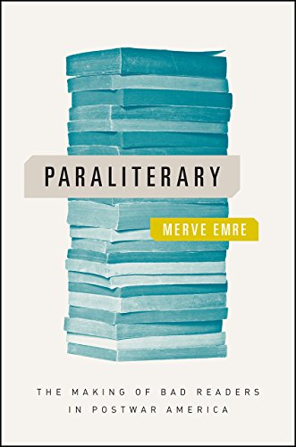 Book cover: stacked books, teal and white, with title "Paraliterary" and author.