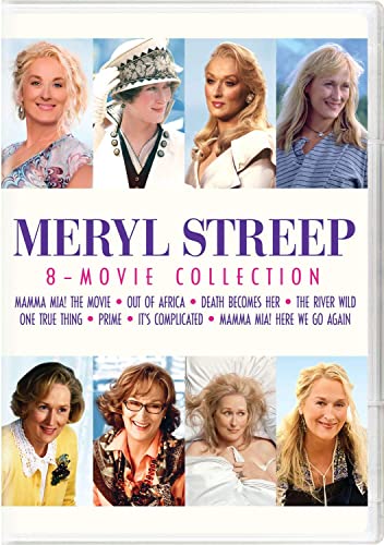 DVD cover featuring Meryl Streep in eight film stills.