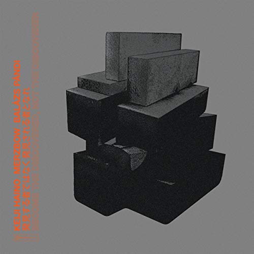 Album cover: stacked, textured dark blocks with red text on the side.