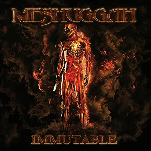 Album cover featuring a fiery human figure standing against a dark, smoky background.