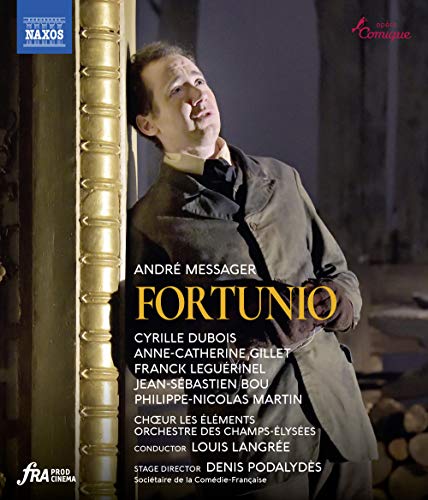 "Blu-ray cover featuring a man leaning against a gold column."
