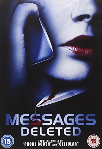 DVD cover for "Messages Deleted" featuring a woman and a phone.